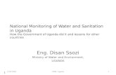National monitoring of water and sanitation in Uganda