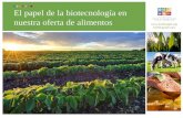 The Role of Biotechnology in our Food Supply (Spanish)