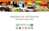 Keynote: Innovator Interview with David Lebovitz