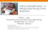 Amanda Wyatt (IFPRI) - Dairy Intensification in Kenya and Young Child Nutrition