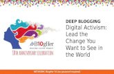 Digital Activism: Lead the Change You Want to See in the World