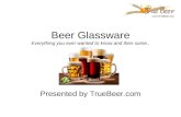 Beer Glassware Primer
