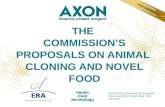 Novel foods and animal cloning ERA 5 may 2014