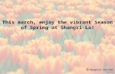 The Spring season at Shangri-La