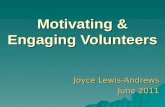 Motivating & Engaging Volunteers