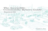 Resource Kit For The Accessible Community Bylaws Guide
