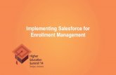 Implementing Salesforce for Enrollment Management