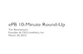 ePB 10-Minute Round-Up