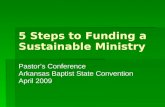 5 Steps to Funding a Sustainable Ministry