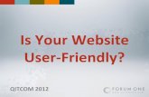 Is Your Website User-Friendly?