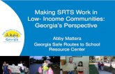 Session 13 - SRTS/CS Low-Income Mattera
