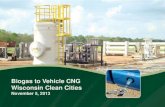 Biogas for Vehicles in Wisconsin Webinar