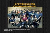 Crowdsourcing Communications
