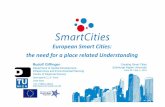Creating Smarter Cities 2011 - 04 - Rudolf Giffinger - VUT - The need for place related understanding