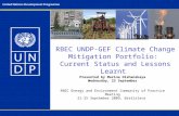 Energy efficiency in Eastern Europe and CIS: Climate Change Mitigation Portfolio