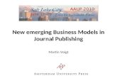 Aup new emerging business models in journal publishing voigt