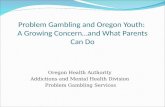 Problem Gambling  - For Parents of High Risk Youth