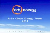 Orb Energy at ACEF 2014
