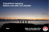 Fukushima mapping  Before and after the disaster