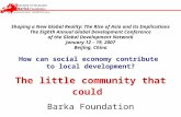 How can social economy contribute to local development