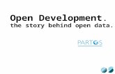 Open development, the story behind open data