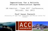 Imperatives for a holistic urban agenda