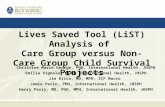 Lives Saved Tool (LiST) Analysis of Care Group Versus Non-Care Group Child Survival Projects