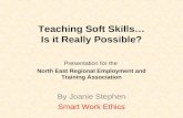 Teaching soft skills...Is it really possible?