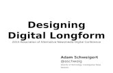 Designing Digital Longform (AAN 2014)