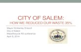 PLENARY City of Salem, Mayor Driscoll