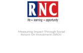 Impact and social return on investment