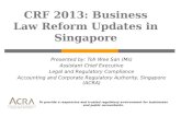 Singapore | Synopsis on Law Reform (Toh Wee San)