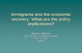 Immigrants and the Economic Recovery: Naomi Alboim at ALLIES Learning Exchange, May 7, 2010