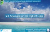 BCS - SIGIST - Test Automation in the Hybrid Cloud