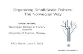 Organizing Small-Scale Fishers:The Norwegian Way