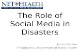 The Role of Social Media in Disasters