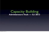 Capacity Building Opportunities Process