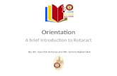 Rotaract Orientation / Introduction