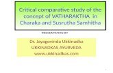 Vathashonitha charaka and susrutha