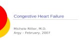 Congestive Heart Failure Michele Ritter, M.D.