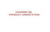 Cooking oil presentation and frying technology