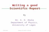 Seminar scientific report