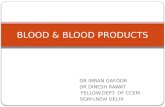Blood & blood products in icu