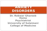 Psychiatry 5th year, 1st lecture (Dr. Rebwar Ghareeb Hama)