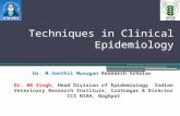 Techniques in clinical epidemiology