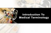 Introduction to medical terminology
