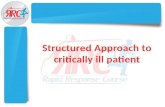Structured approach for critically ill patient