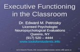 Executive Functioning In The Classroom