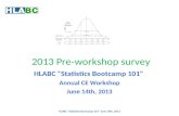 HLABC Biostatistics June 2013