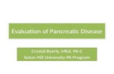 Evaluation of pancreatic disease   pspa 2013